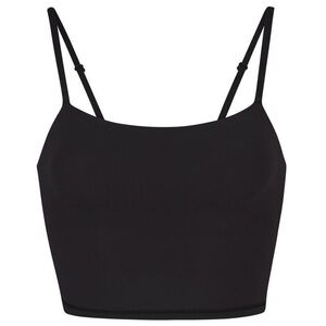 NWT Skims fits everybody cropped cami in the color onyx- Large